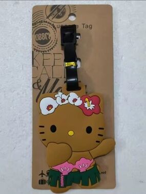 Hello Kitty Hula Kiss Luggage Tag